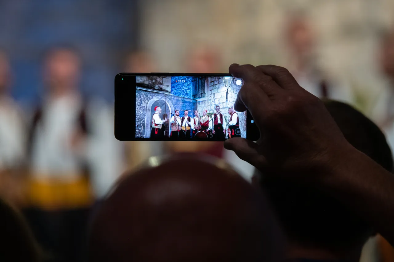 Kaše at the Dalmatian Klapa Showcase in Bilice